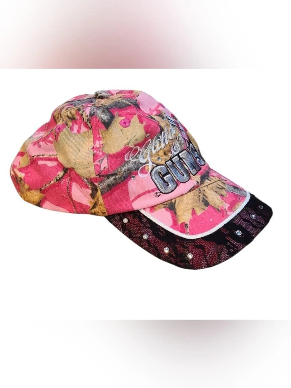 Glitter & Guns Camouflage Baseball HAT